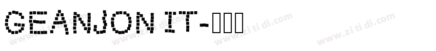 GEANJON IT字体转换